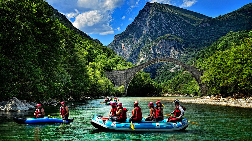 Rafting na řece Arachthos – Trekking Hellas Tzoumerka