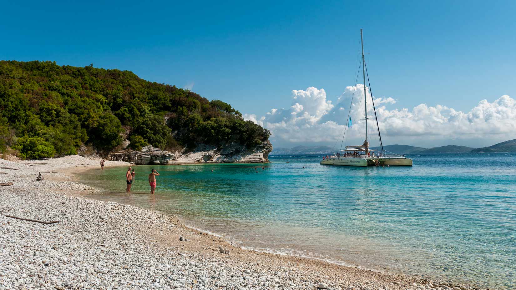 Akoli beach Korfu – pěší výlet z Avlaki beach